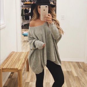 Oversized sweater
